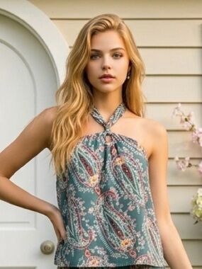 Free 🆕Women’s Flowy  Grecian Top